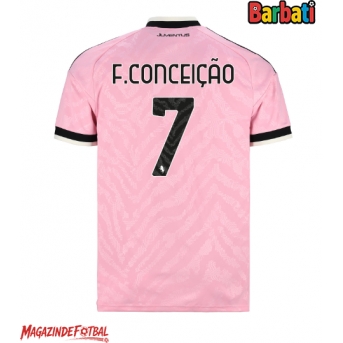 Juventus Francisco Conceicao #7 Tricou Fotbal Replică 2026-27 Barbati Deplasare
